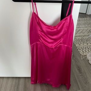 Brand New Aritzia Wilfred Pink Skye Dress